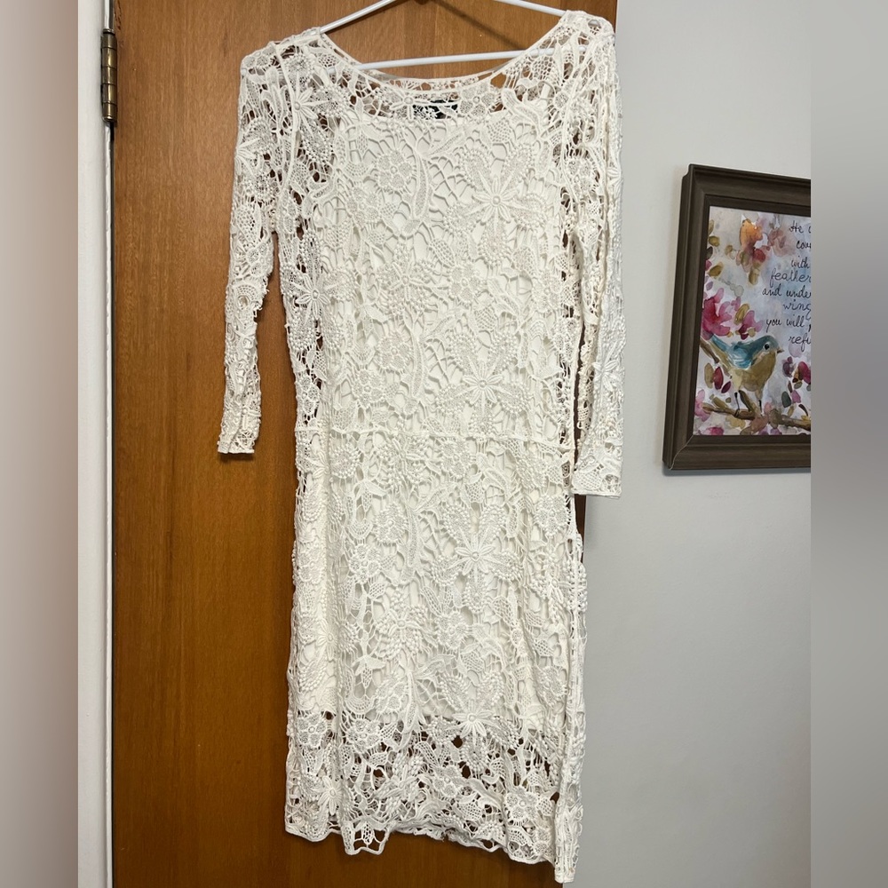 White Lace Ralph Lauren Dress